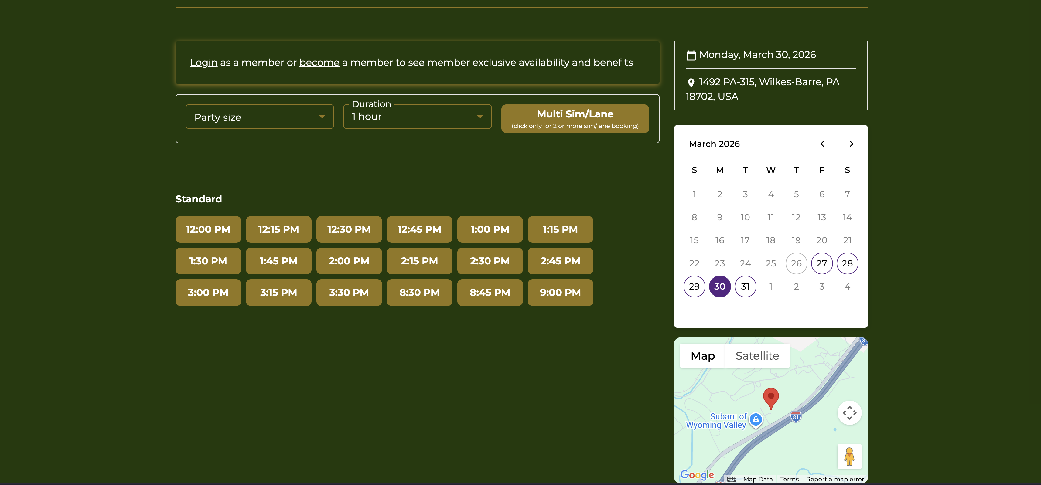 Member portal